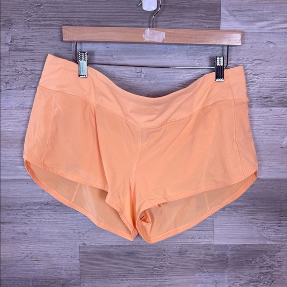 lululemon athletica Pants - Lululemon Speed Up Low Rise Lined 2.5” Shorts Sunny Coral